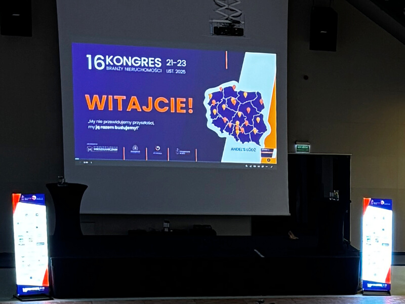 Ekrany LED na evencie Kongres Mieszkanicznika
